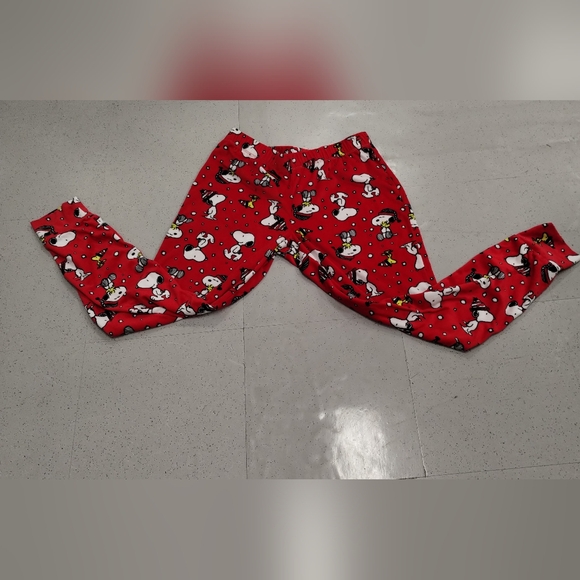 Peanuts Children Girl Snoopy & Woodstock Child Pajama Bottoms Girl Small (4-6) - Picture 6 of 8